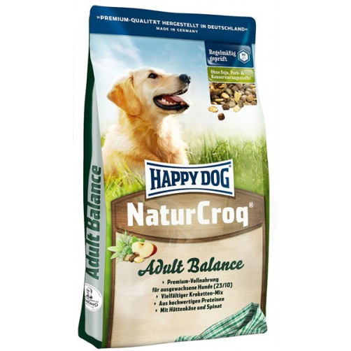 غذاي خشک بالانس NaturCroq مخصوص سگ با انرژی متعادل/ 1كيلويی/  Happy Dog NaturCroq Adult Balance
